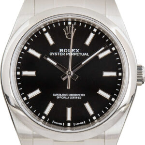 Rolex Oyster Perpetual Ref 114300 Black Dial (1)