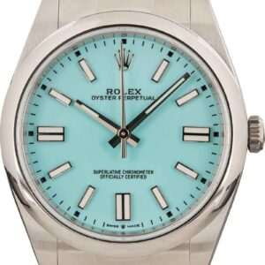 Rolex Oyster Perpetual Ref 124300 Turquoise Blue