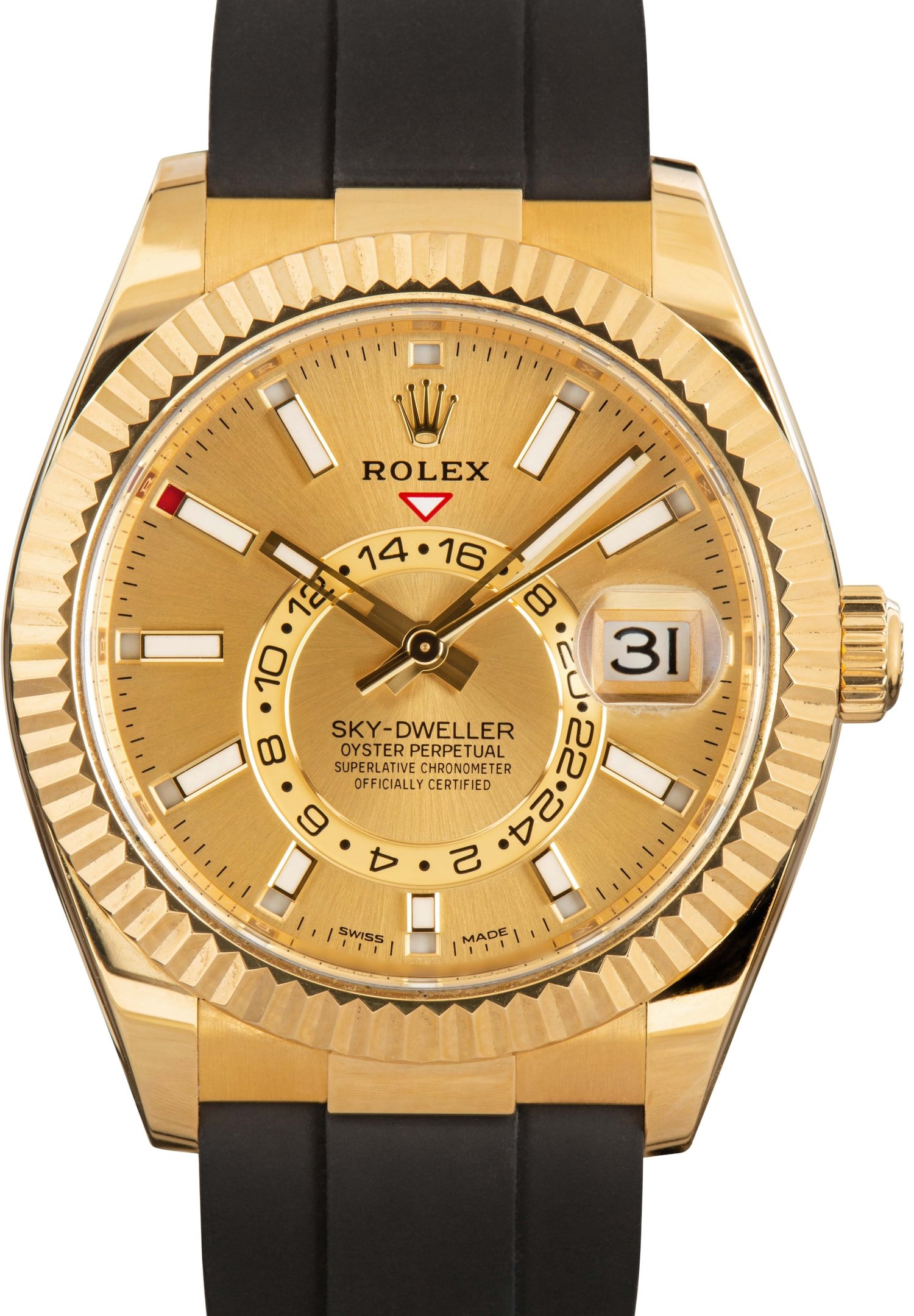 Rolex Sky-Dweller Ref 326238 Champagne Dial - Image 3