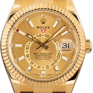 Rolex Sky-Dweller Ref 326238 Champagne Dial