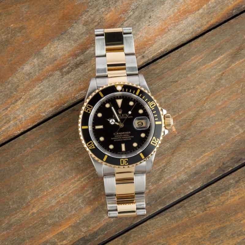 Rolex Submariner 16613 Steel & 18k Yellow Gold - Image 2