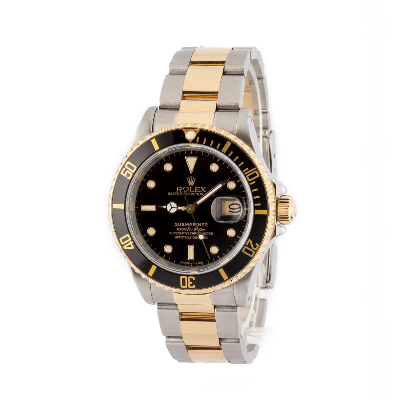 Rolex Submariner 16613 Steel & 18k Yellow Gold - Image 3