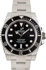 Rolex Submariner Black Dial 114060 Stainless Steel