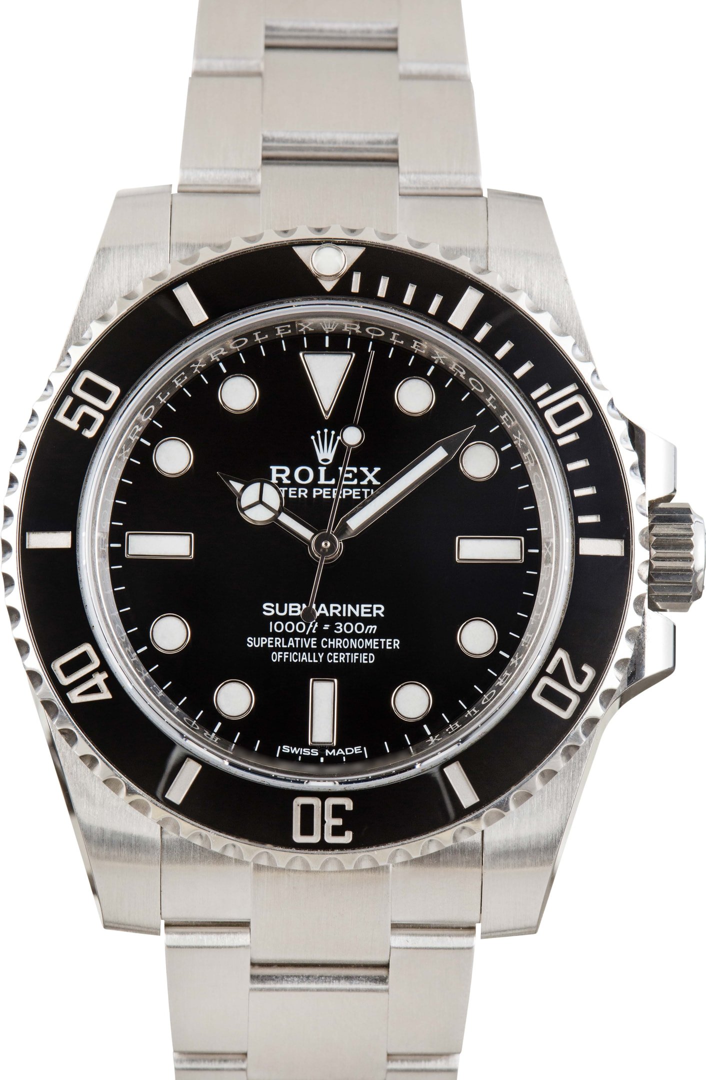 Rolex Submariner Black Dial 114060 Stainless Steel