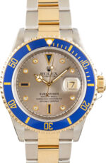 Rolex Submariner Ref 16613 Slate Serti (1)
