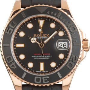 Rolex Yacht-Master 37 Black Dial 268655 Everose Gold (1)
