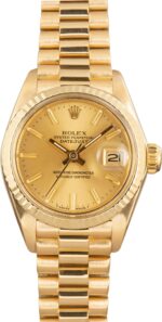 Rolex Yellow Gold Datejust 6917 Champagne Dial