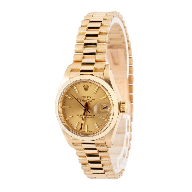 Rolex Yellow Gold Datejust 6917 Champagne Dial $ - Image 4