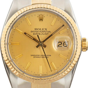 Used-Rolex-Datejust-36-16013-Champagne-Index-Dial-SKU181096