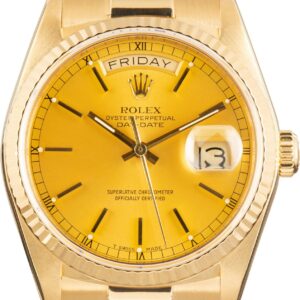 Rolex Day-Date Champagne Dial 18038