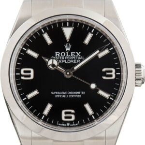 Rolex Explorer 40 Steel 224270 Black Dial