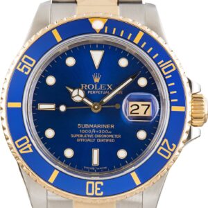 Rolex Submariner Ref 16803 Blue Dial